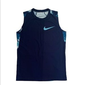 Nike Dri Fit Athletic Patterned Tank Top